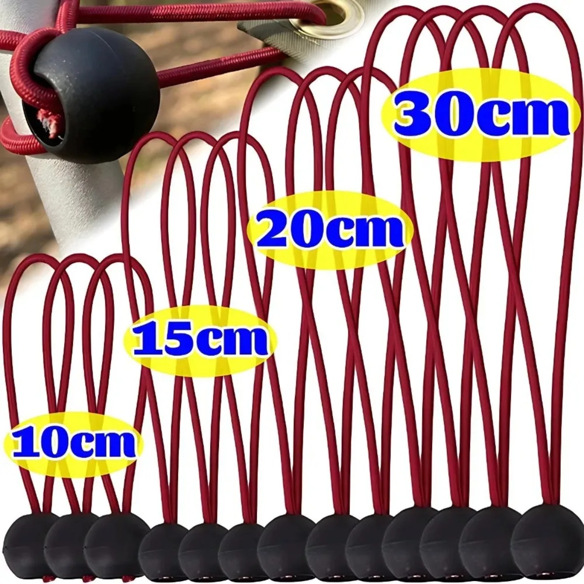 Outdoor Camping Sleeping Bag - Wielofunkcyjna linka bungee z klamrą do