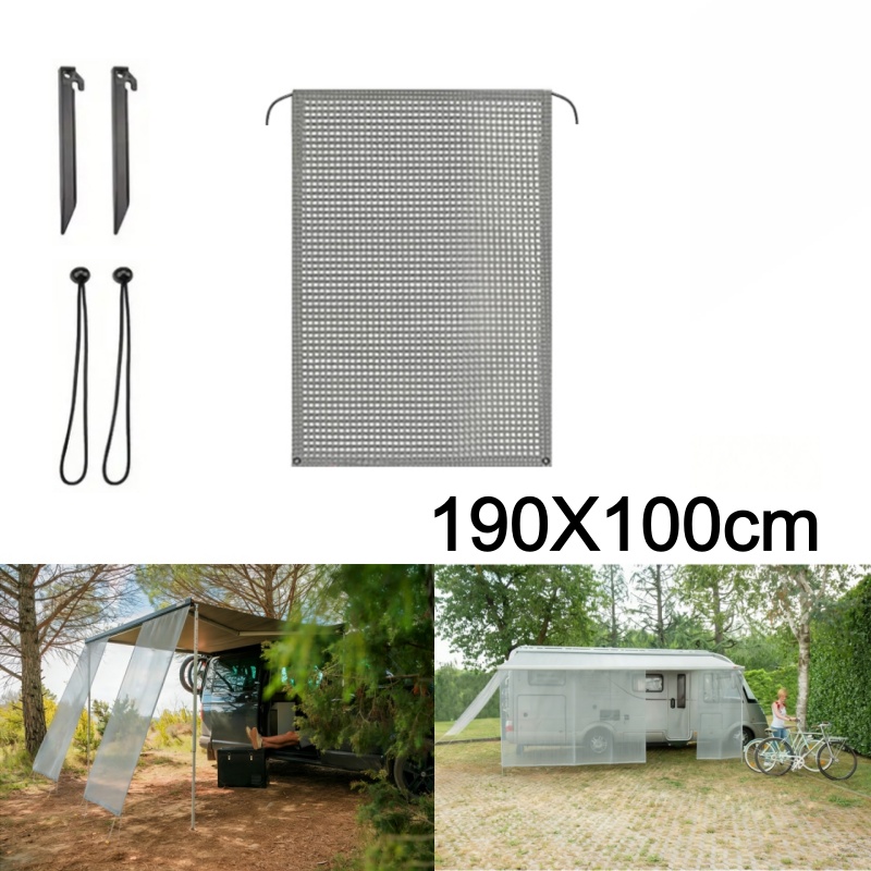 Outdoor Camping Awning - Osłona przeciwsłoneczna do markizy RV, blokada