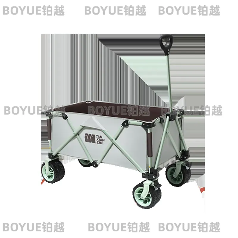 Outdoor Camping Trolley - Składany przenośny wózek kempingowy z tablicą