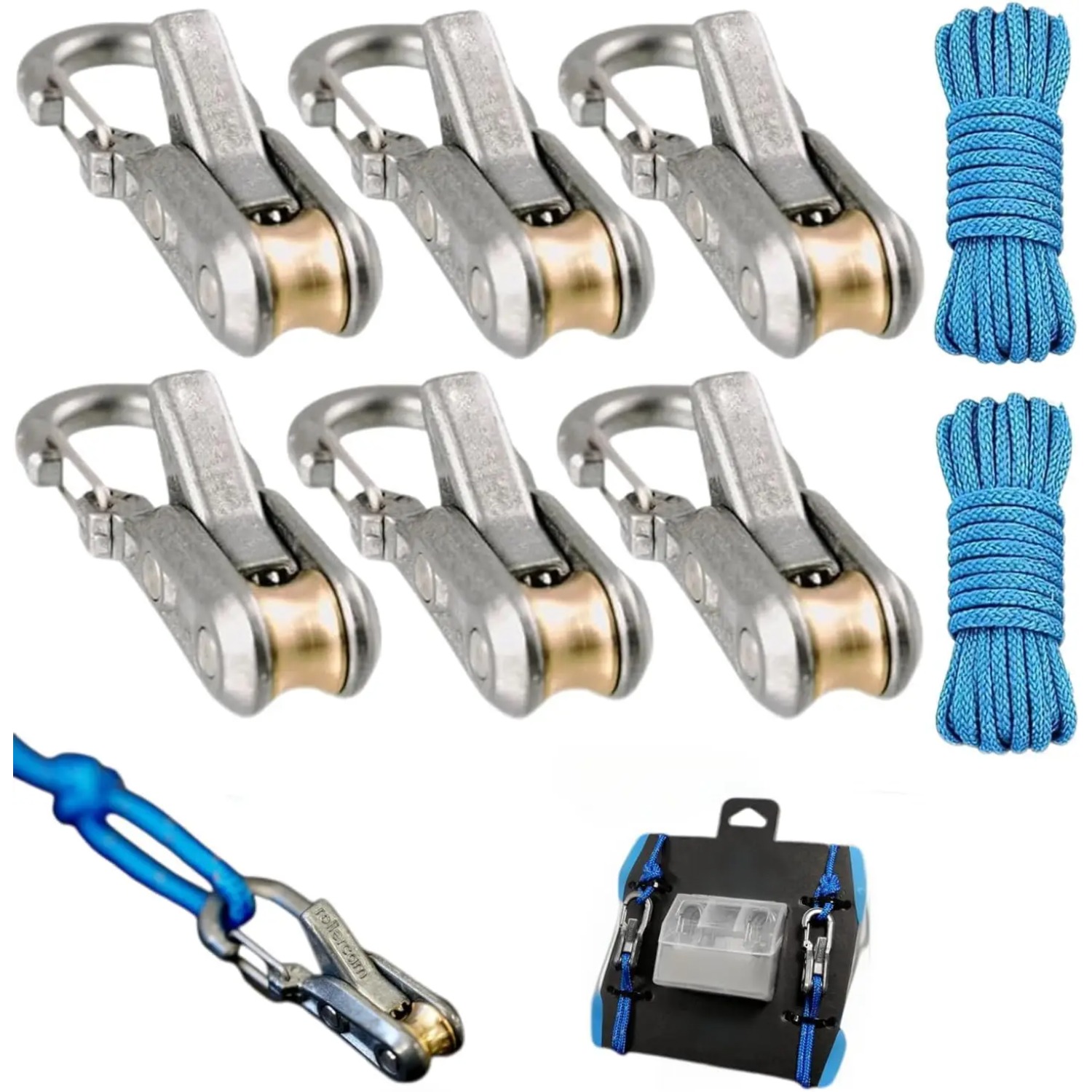 Outdoor Camping Guy - 6 szt. Napinaczy do linki paracord,