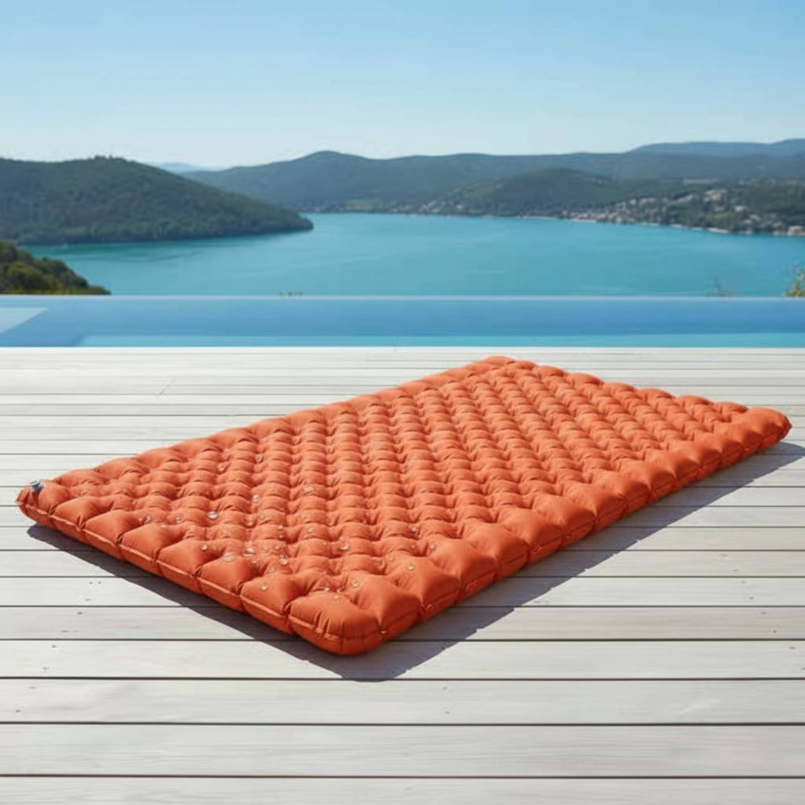 Outdoor Camping Mat Waterproof - Nadmuchiwana mata kempingowa Nylon TPU Nadmuchiwana