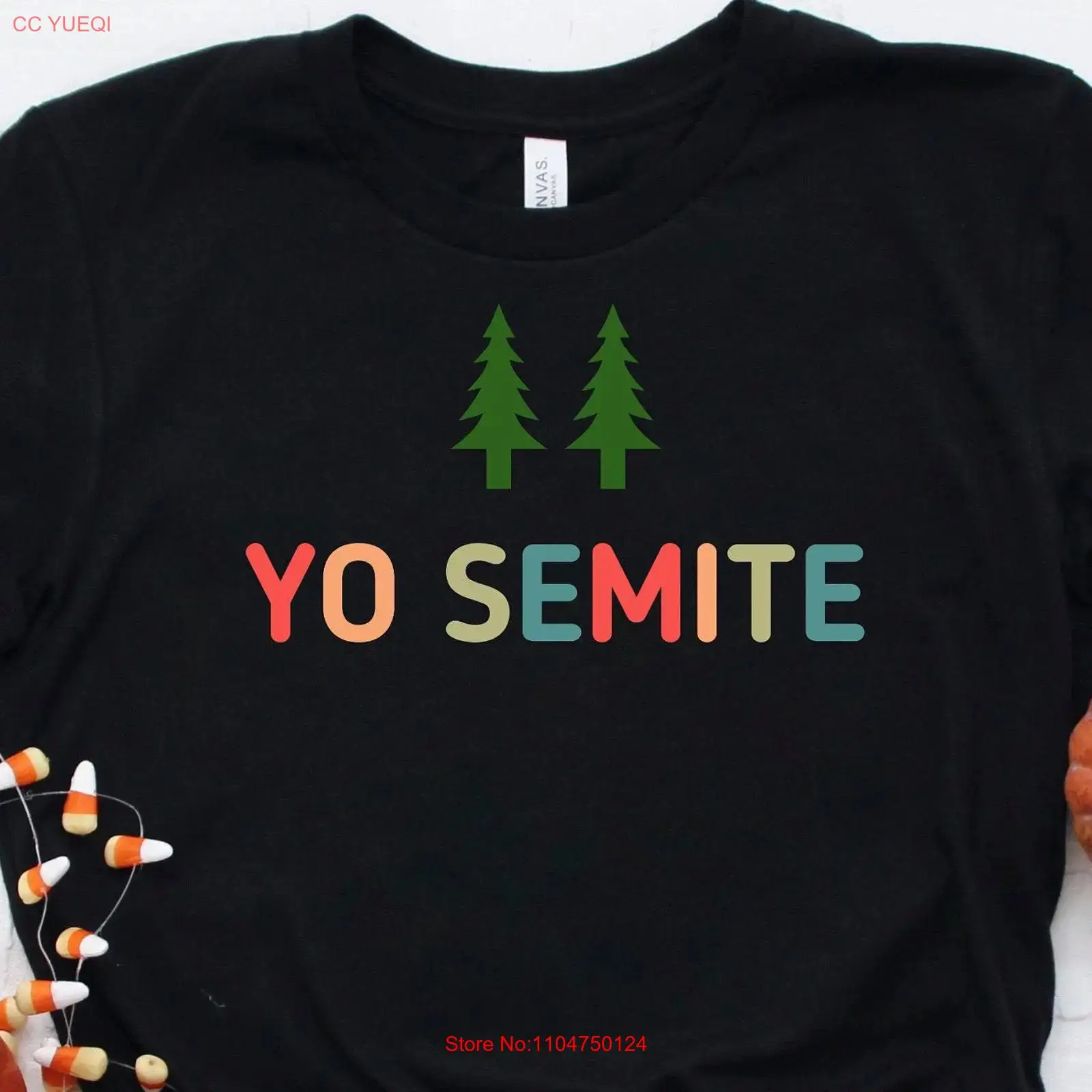 Outdoor Camping Yosemite - Koszulka Yo Semite Yosemite Camping Outdoor