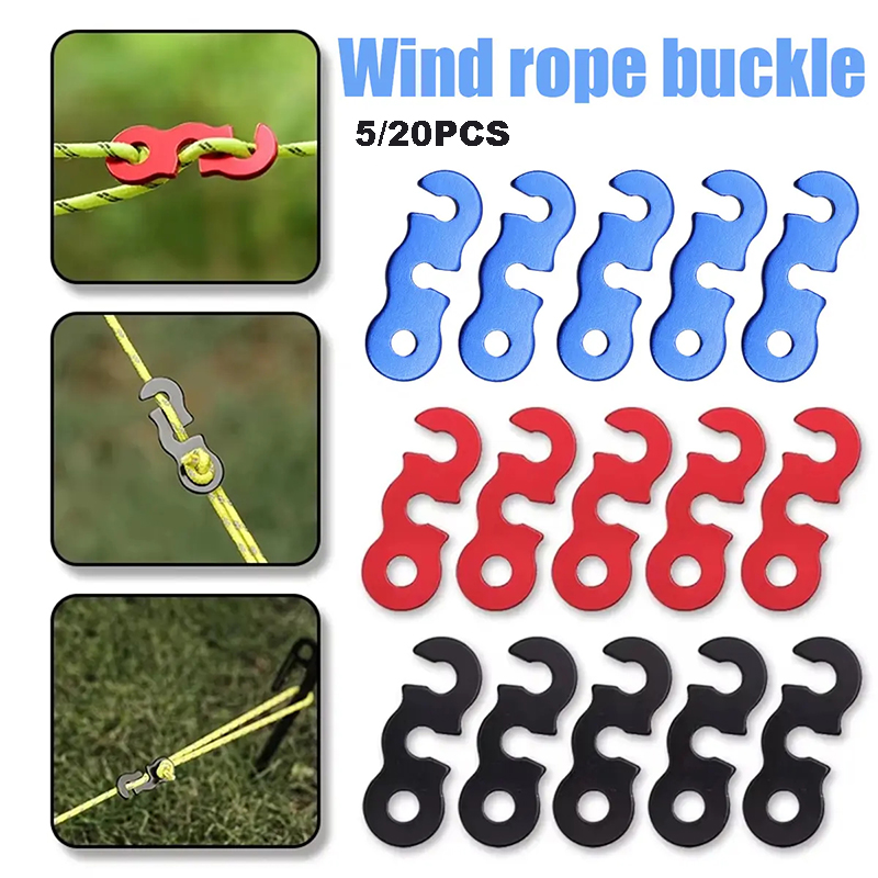 Outdoor Camping Guy - 5/20 szt. Napinacze do linek namiotowych