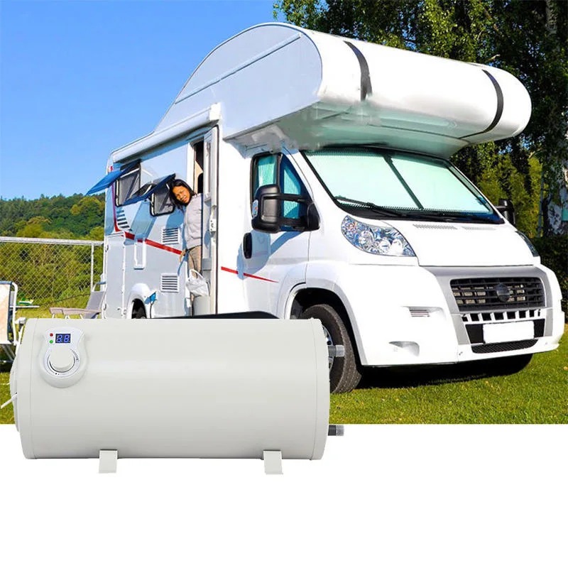Outdoor Camping Hot Water Shower - Elektryczny podgrzewacz wody 12V 200W, natychmiastowy