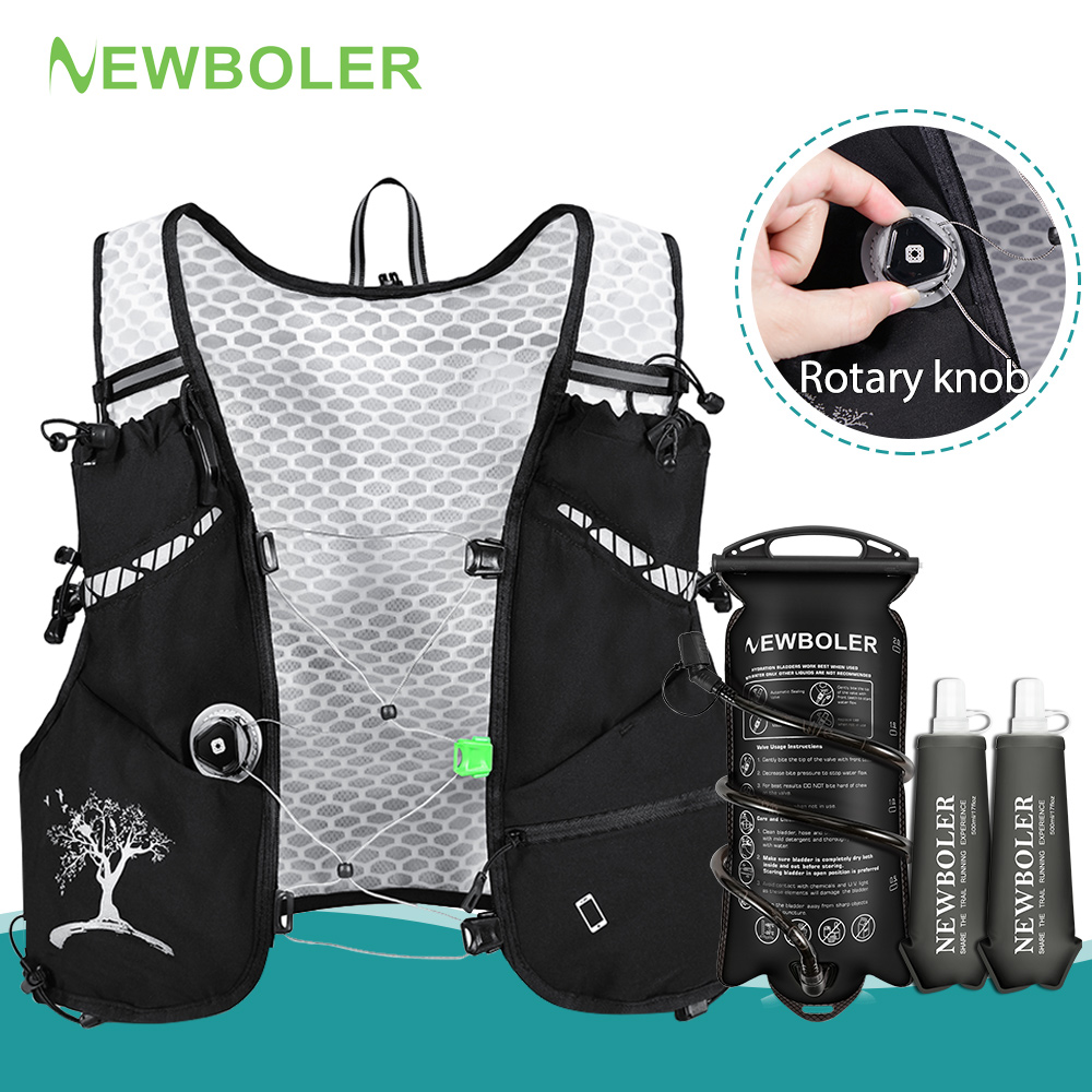Outdoor Camping Vest - Plecak do biegania NEWBOLER 8L, ultralekki,