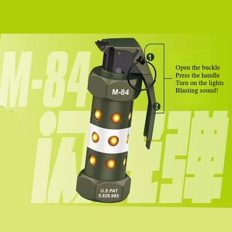 Taktyczna imitacja granatu M84 – Outdoor Camping Games recenzja i cena