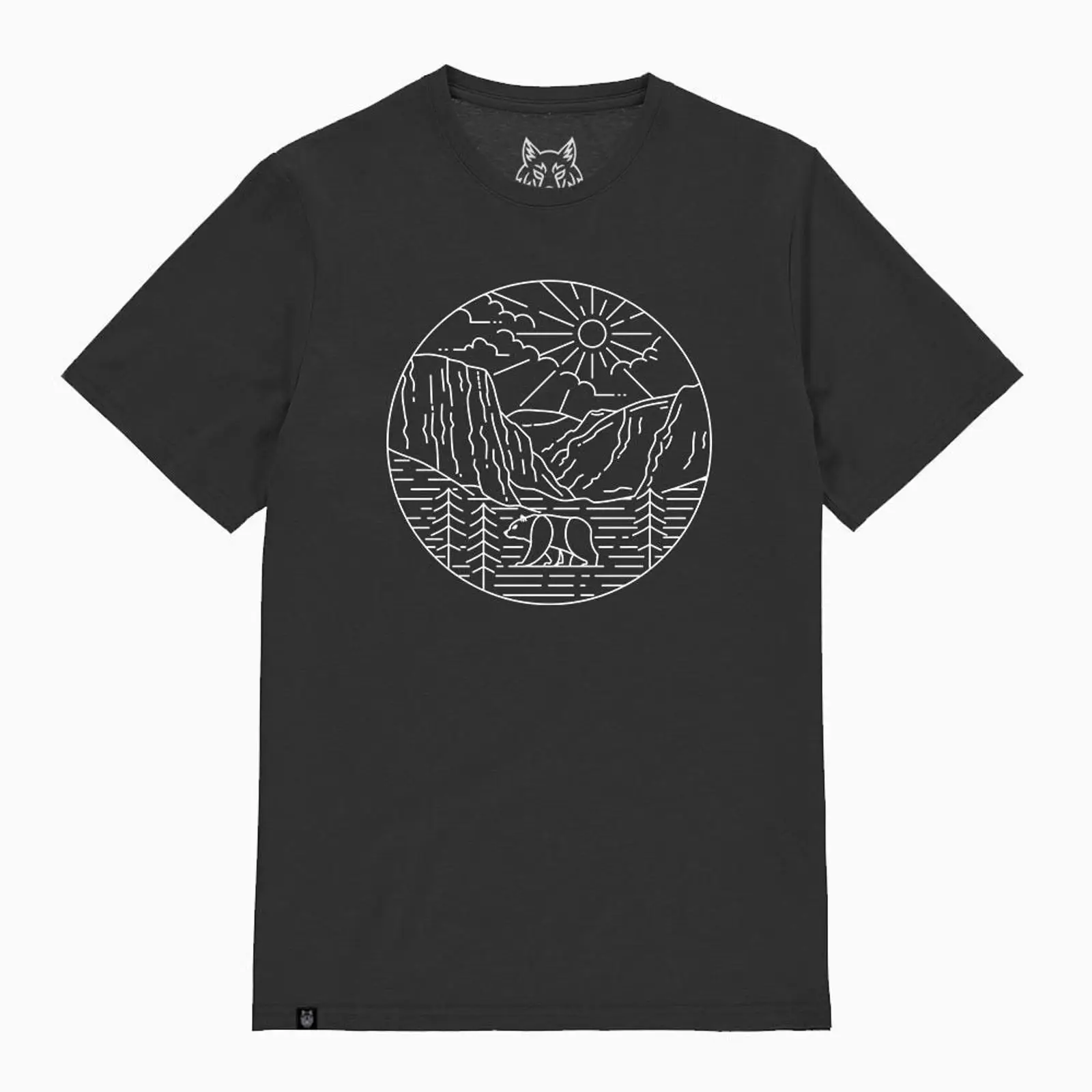 Koszulka z minimalistycznym ry – Outdoor Camping Yosemite recenzja i cena