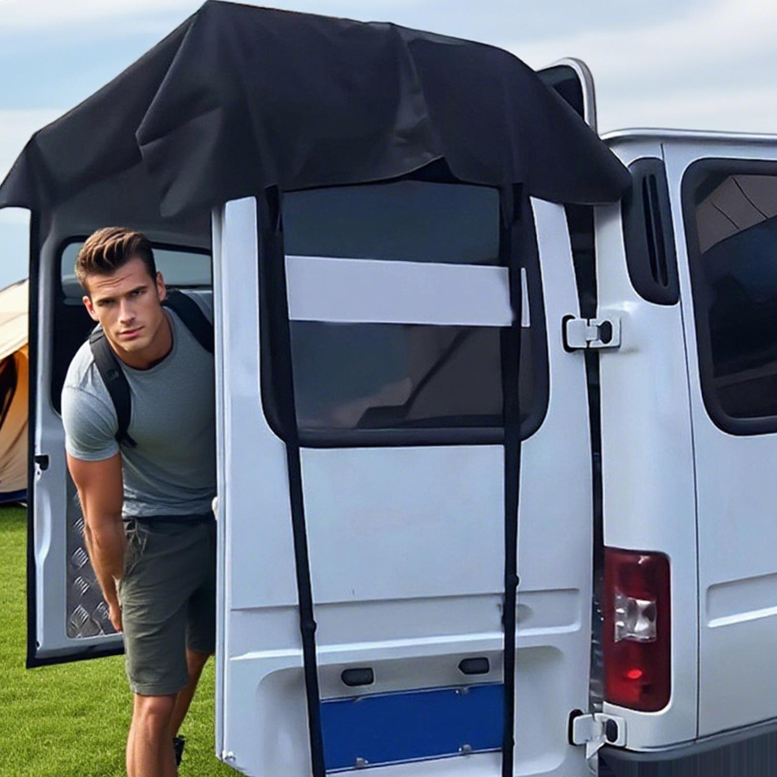 Pokrowiec na tylne drzwi kampe – Outdoor Camping Awning recenzja i cena