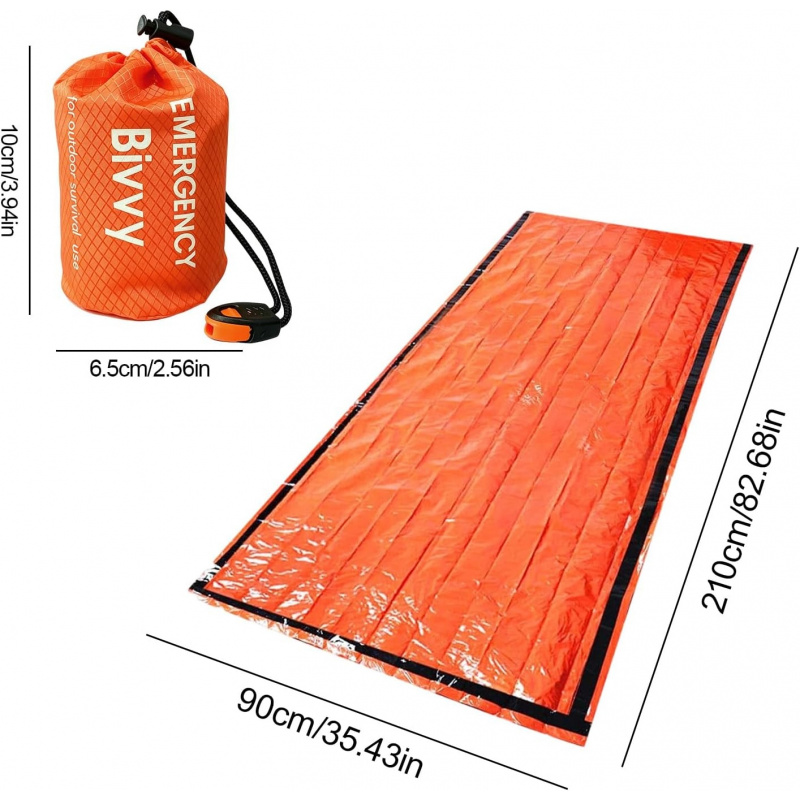 2 sztuki Awaryjnych Śpiwórek,  – Outdoor Camping Sleeping Bag recenzja i cena