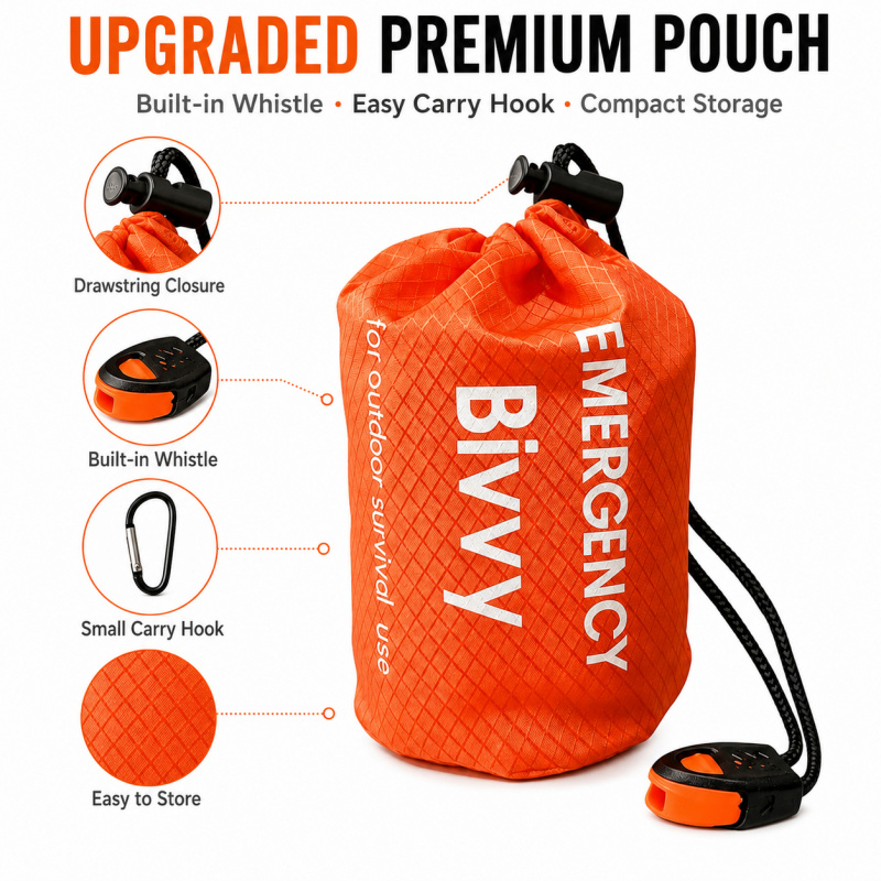 2 sztuki Awaryjnych Śpiwórek,  – Outdoor Camping Sleeping Bag recenzja i cena
