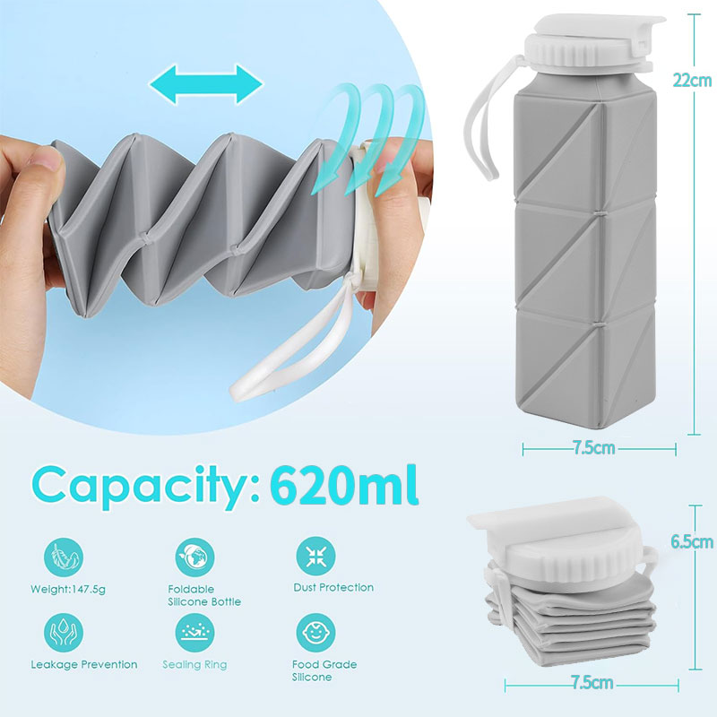 Składana butelka na wodę 620 m – Collapsible Water Bottle recenzja i cena