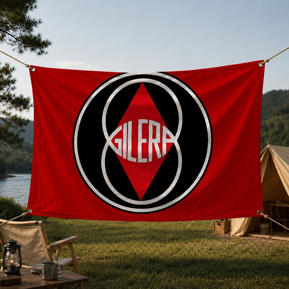 Flaga z logo marki G-Gilera Mo – Outdoor Camping Brands recenzja i cena