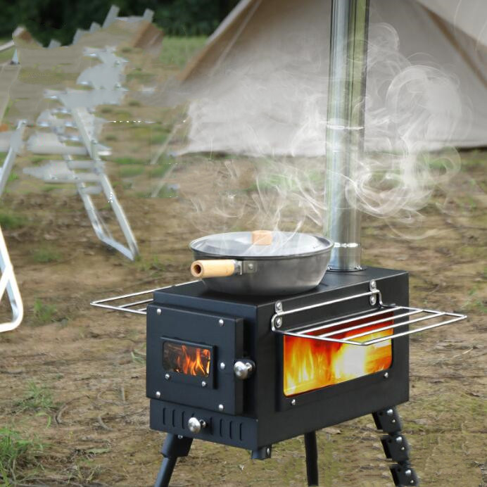 Przenośna, wolnostojąca kuchen – Outdoor Camping Wood Burning Stove recenzja i cena