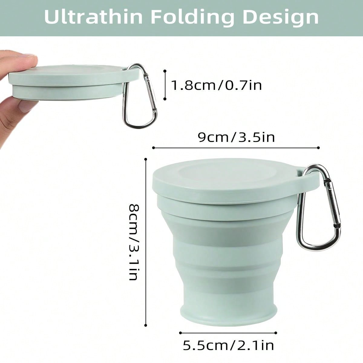 Składany kubek podróżny Leesep – Collapsible Water Bottle recenzja i cena