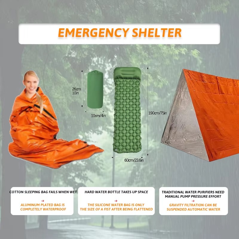 Profesjonalny zestaw survivalo – Outdoor Camping Sleeping Bag recenzja i cena