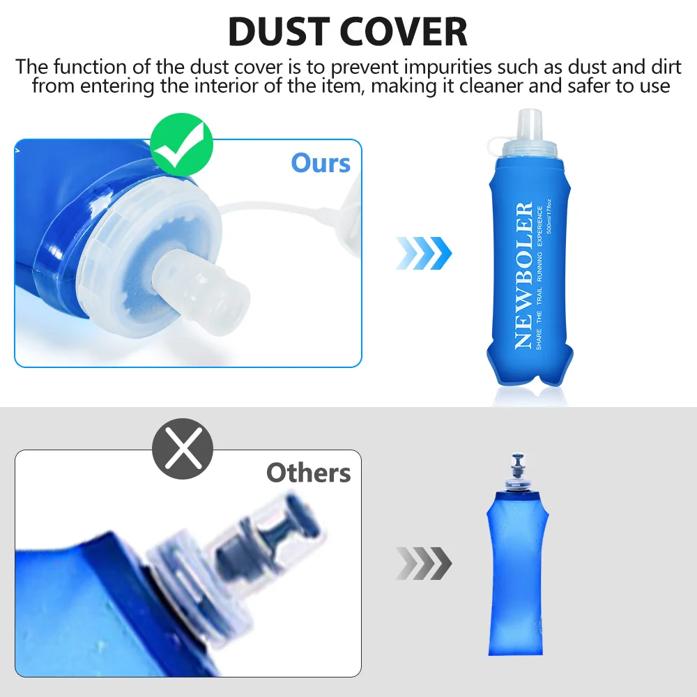 NEWBOLER 300/500ML butelka na  – Collapsible Water Bottle recenzja i cena