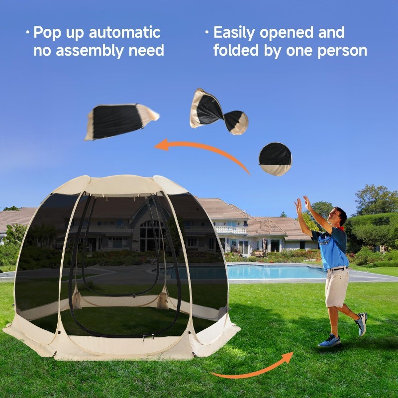 Namiot imprezowy z siatką na 6 – Outdoor Camping Tents For Sale recenzja i cena