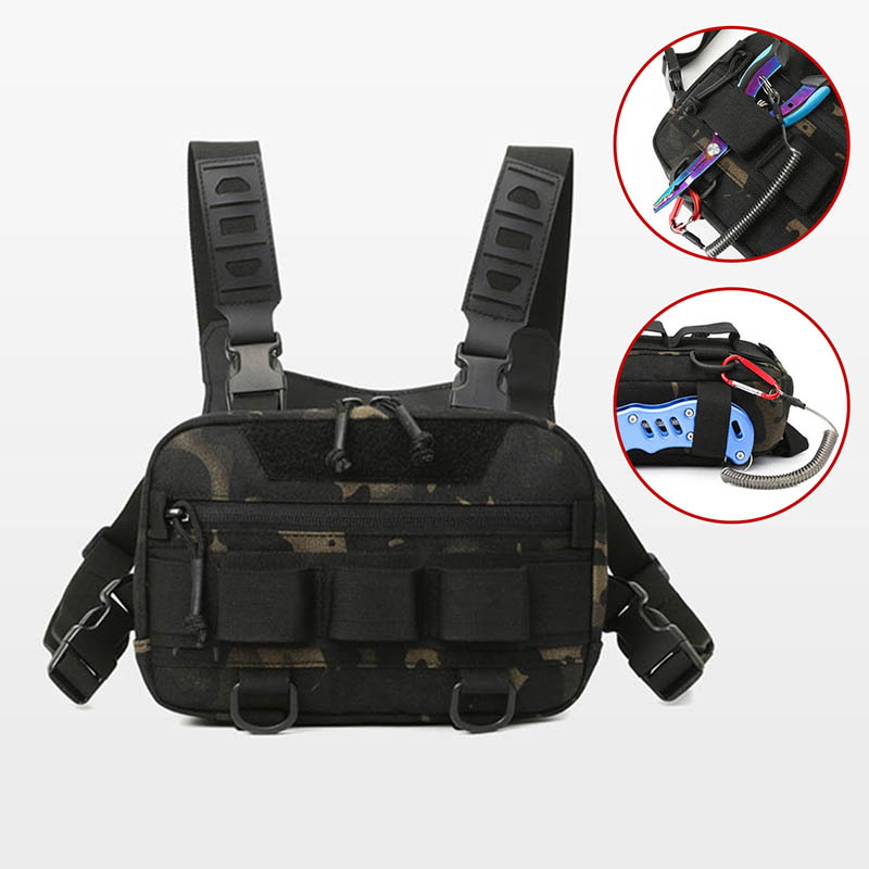 Taktyczny plecak na klatkę pie – Outdoor Camping Vest recenzja i cena