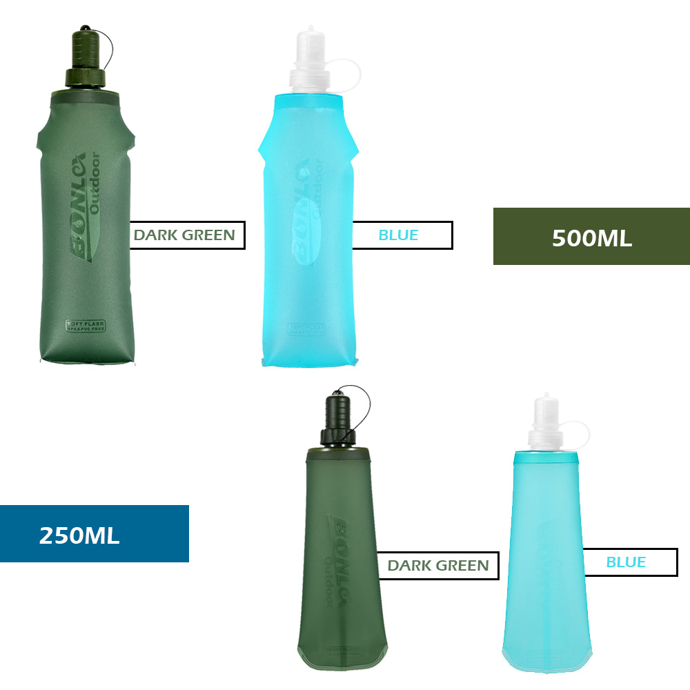 250ml 500ml Składany Worek na  – Collapsible Water Bottle recenzja i cena