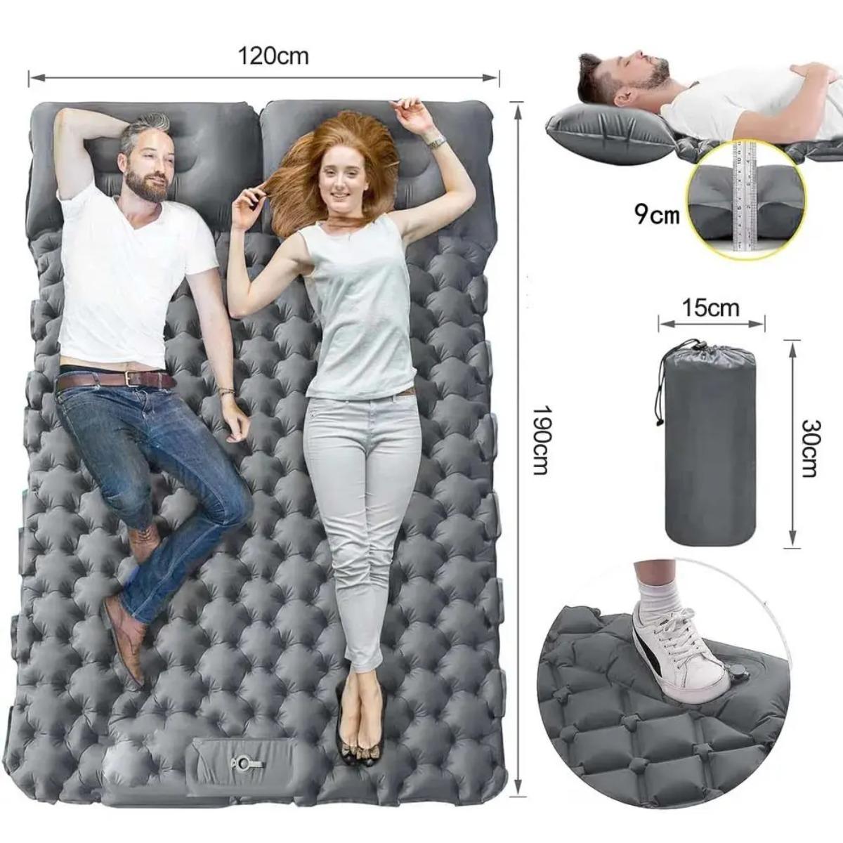 Materac dmuchany jedno- i dwuo – Outdoor Camping Mat Waterproof recenzja i cena