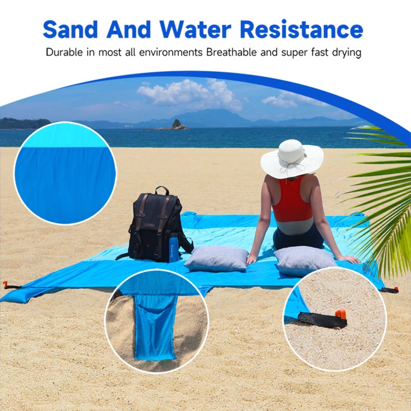 Koc plażowy bez piasku Przenoś – Outdoor Camping Mat Waterproof recenzja i cena