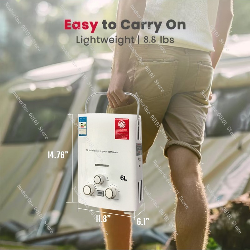 Przenośny podgrzewacz wody na  – Outdoor Camping Hot Water Shower recenzja i cena