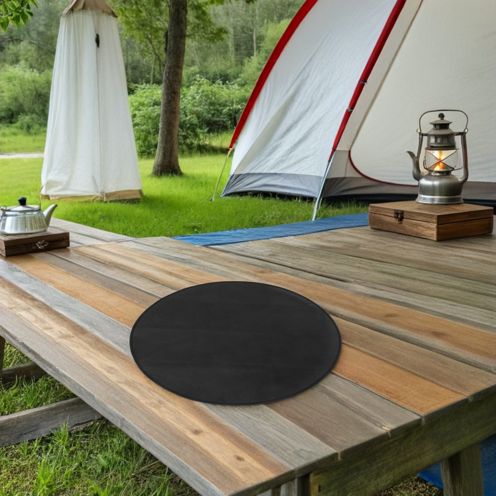 Okrągła ognioodporna mata do g – Outdoor Camping Mat Waterproof recenzja i cena