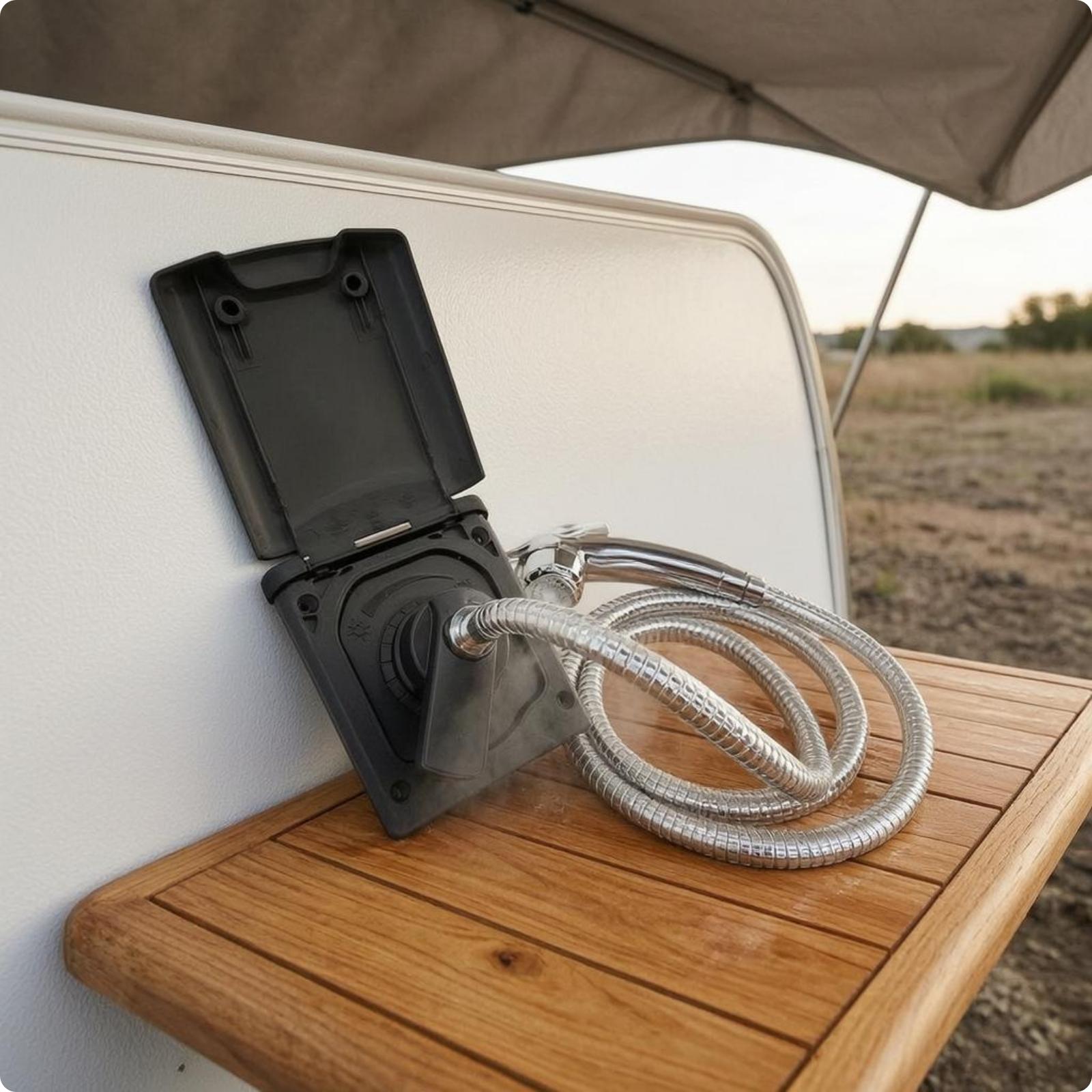Montowany na ścianie panel pry – Outdoor Camping Hot Water Shower recenzja i cena