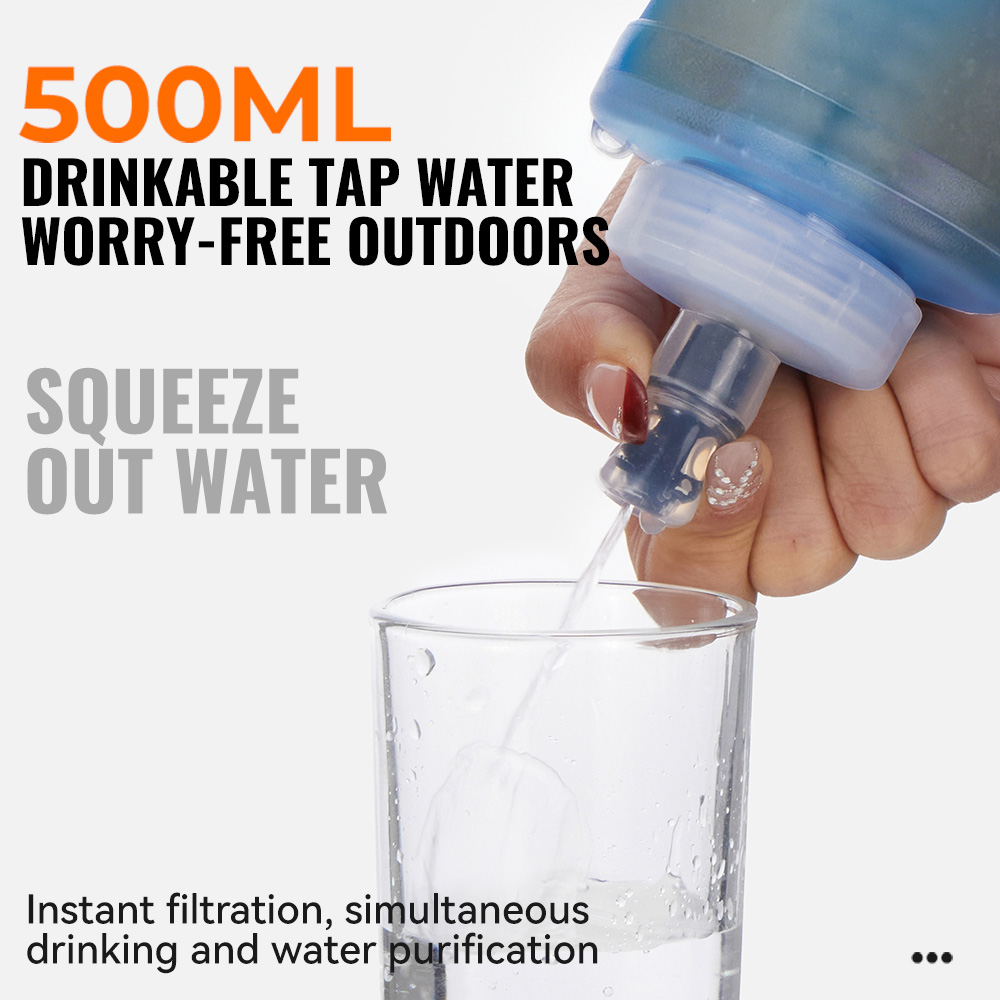Butelka na wodę WRELS z filtre – Collapsible Water Bottle recenzja i cena