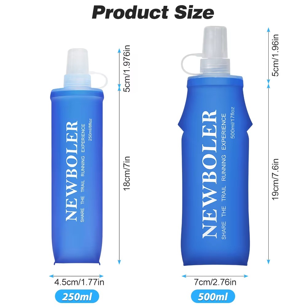 NEWBOLER 250ml/500ml składana  – Collapsible Water Bottle recenzja i cena