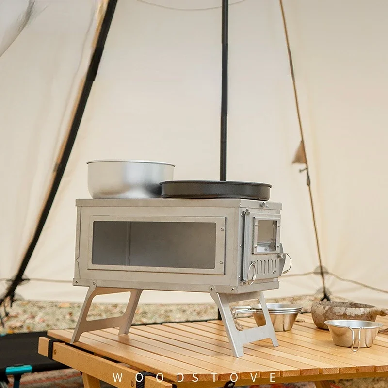 Kuchenka do namiotu kempingowe – Outdoor Camping Wood Burning Stove recenzja i cena